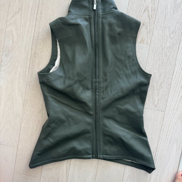 REMAIN - Hight Neck leather Top - Picture 3 of 5